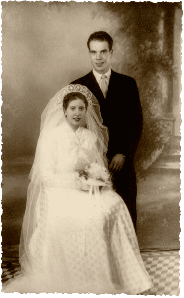 Alice and Rui Nabeiro marry on 25 October 1953, in Campo Maior.
